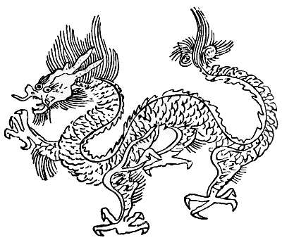 Fig. 8.—A Chinese Dragon (After de Groot)