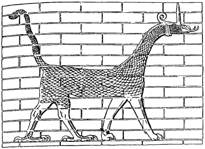 Fig. 9.—Dragon from the Ishtar Gate of Babylon