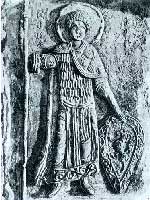 Рельеф с изображением Св. Георгия на портале Георгиевского собора
