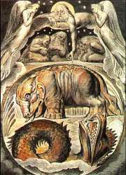 Behemoth and Leviathan by William Blake