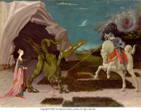Паоло Уччелло Битва Св. Георгия со змием, 1470 <br />Paolo Uccello Saint George and the Dragon
