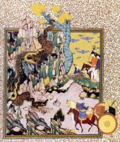 Copy after a miniature from the Iranian Imperial Collection, C.D.A., photographed by R. Guillemot from Edimedia, Paris 